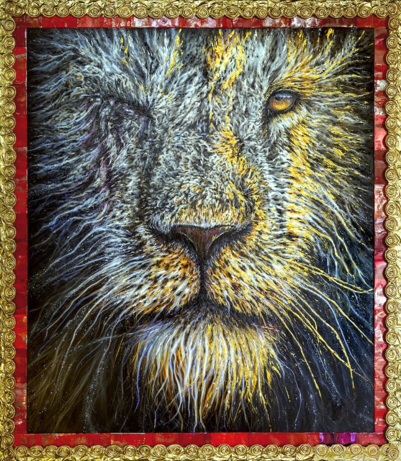 P 21 Rare Lion Print